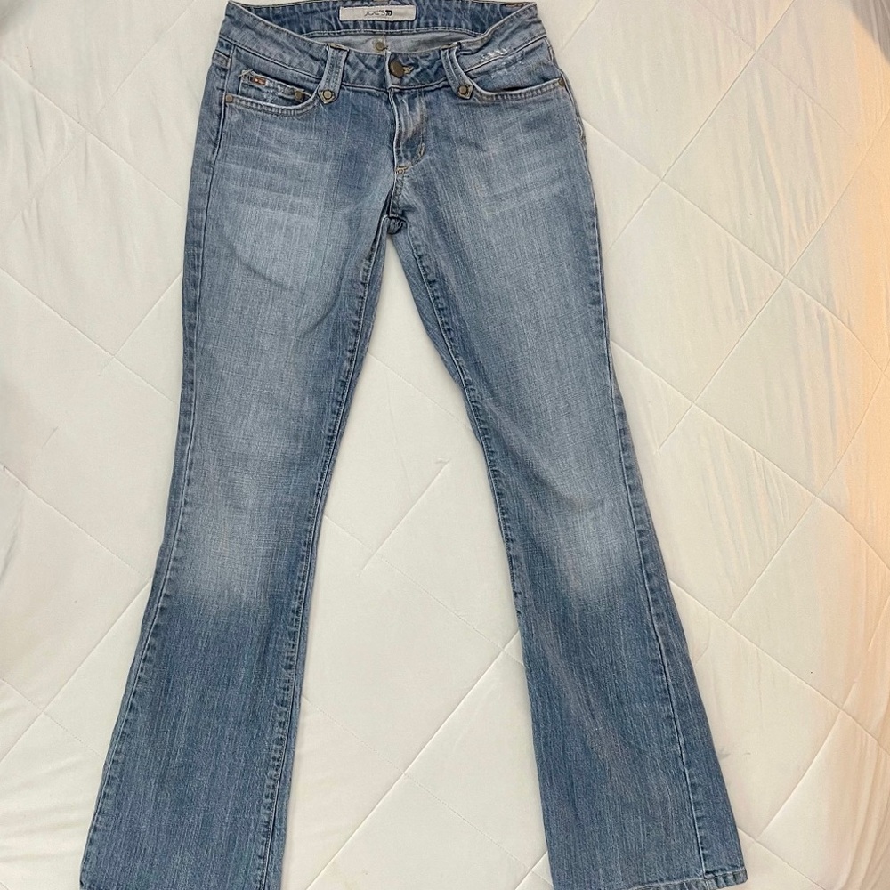 Bootcut low rise jeans
